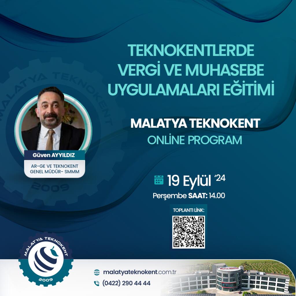 Teknokentlerde Vergi ve Muhasebe Uygulamaları Eğitimi