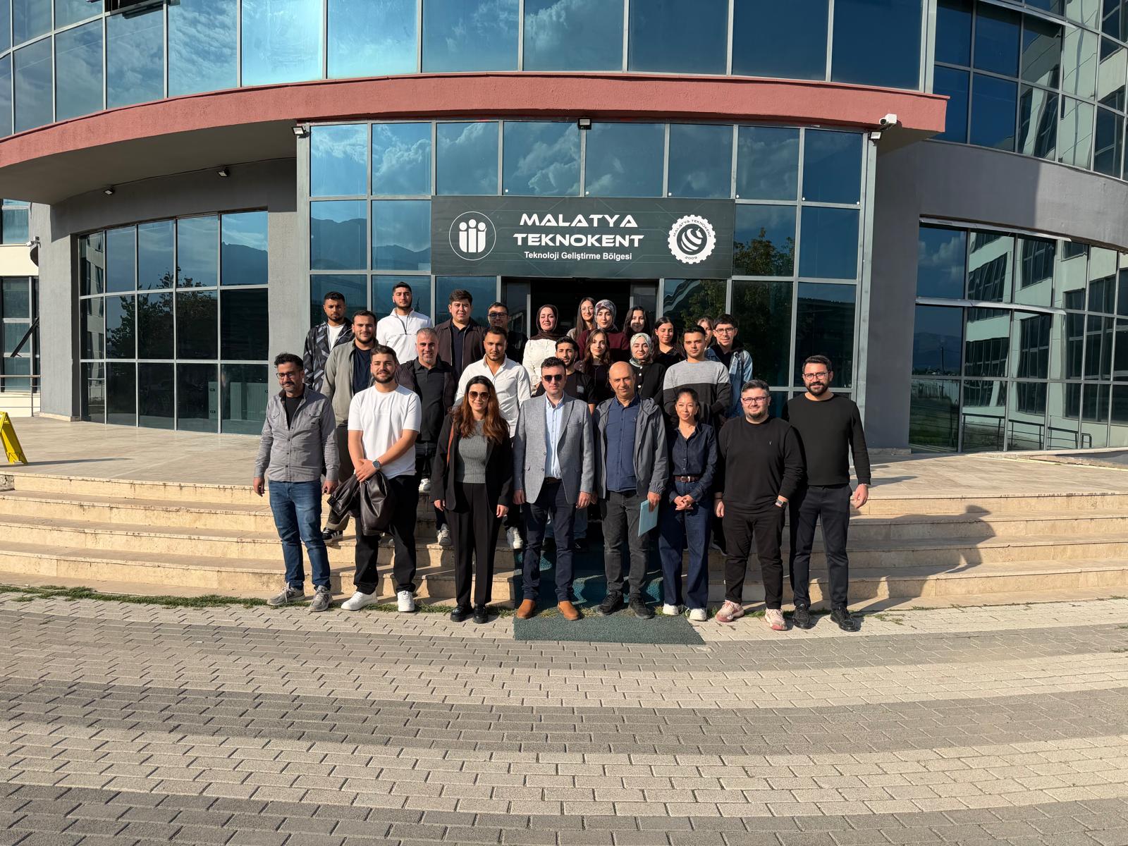 Malatya Turgut Özal Üniversitesi Tarım Ekonomisi Bölümü Malatya Teknokent’i Ziyaret Etti.
