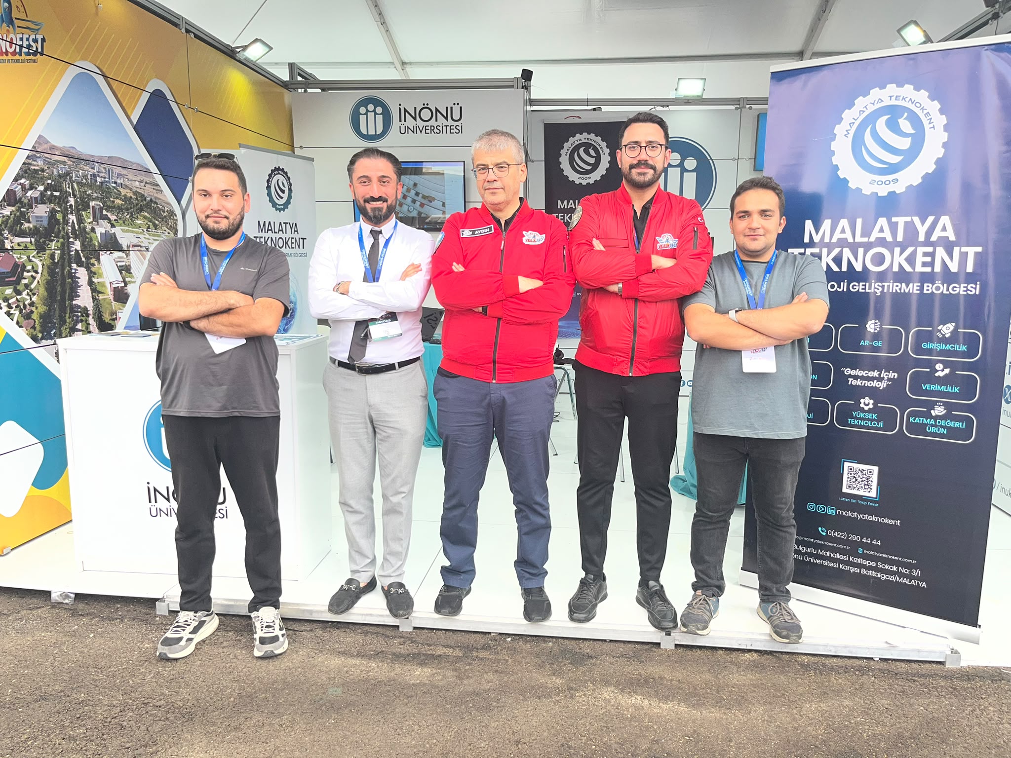 Malatya Teknokent, İnönü Üniversitesi ile Şanlıurfa TEKNOFEST standında yerini aldı.