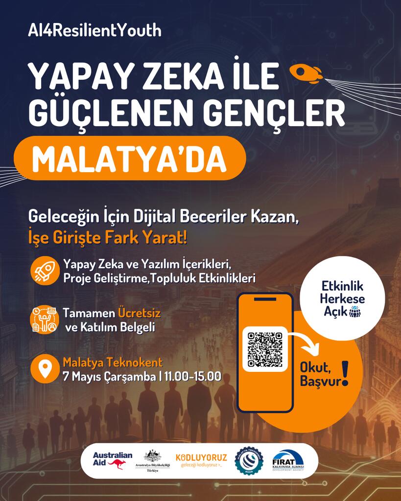 Yapay zeka ile güçlenen gençler Malatya Teknokent'te
