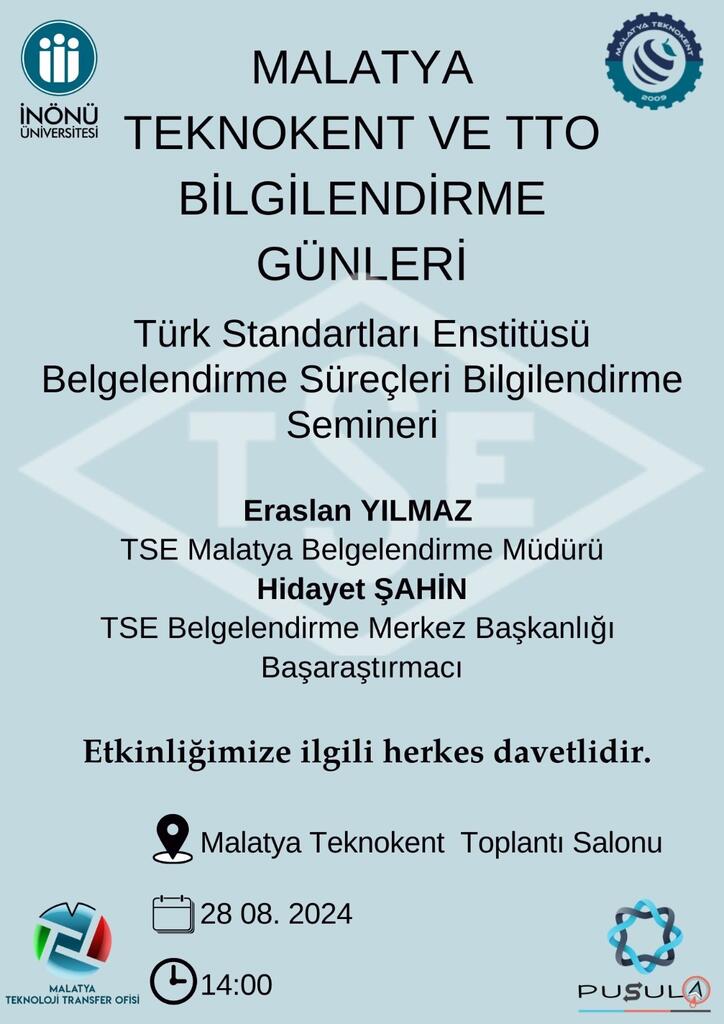 TSE Belgelendirme Süreçleri Bilgilendirme Semineri